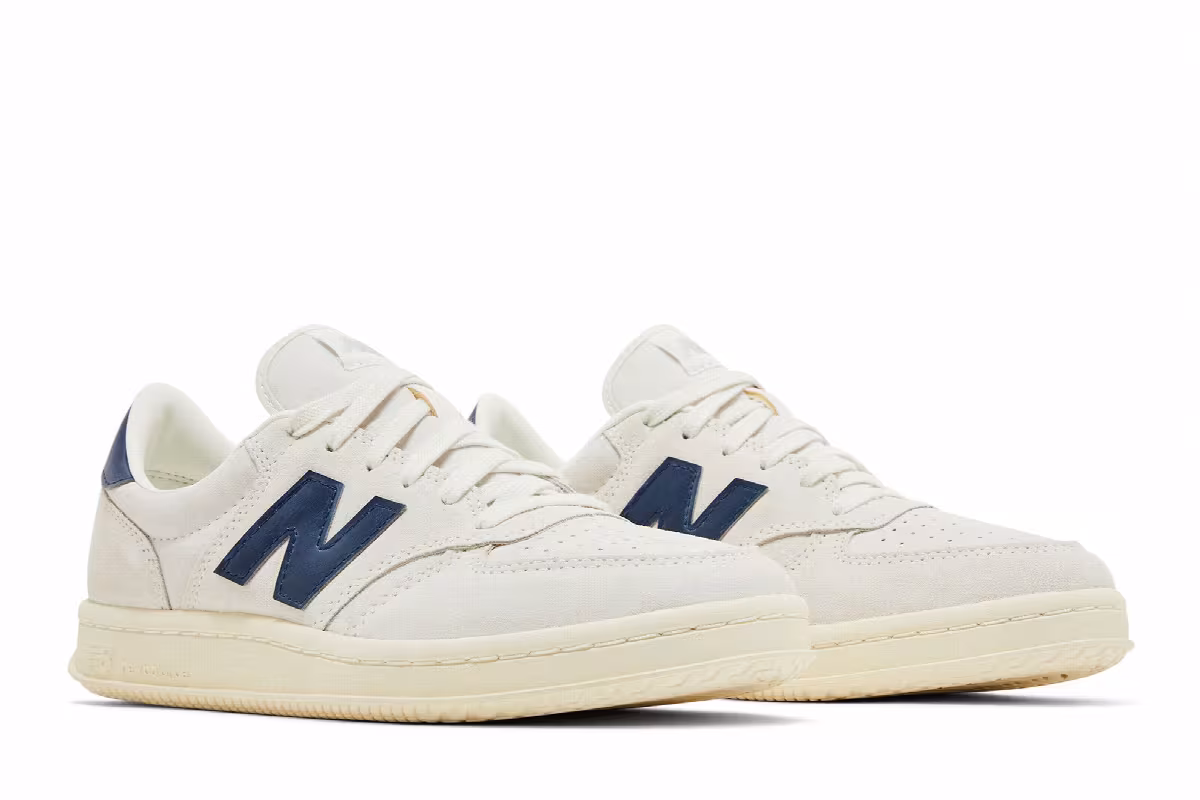 New Balance T500 Sea Salt Navy Angora, view 9