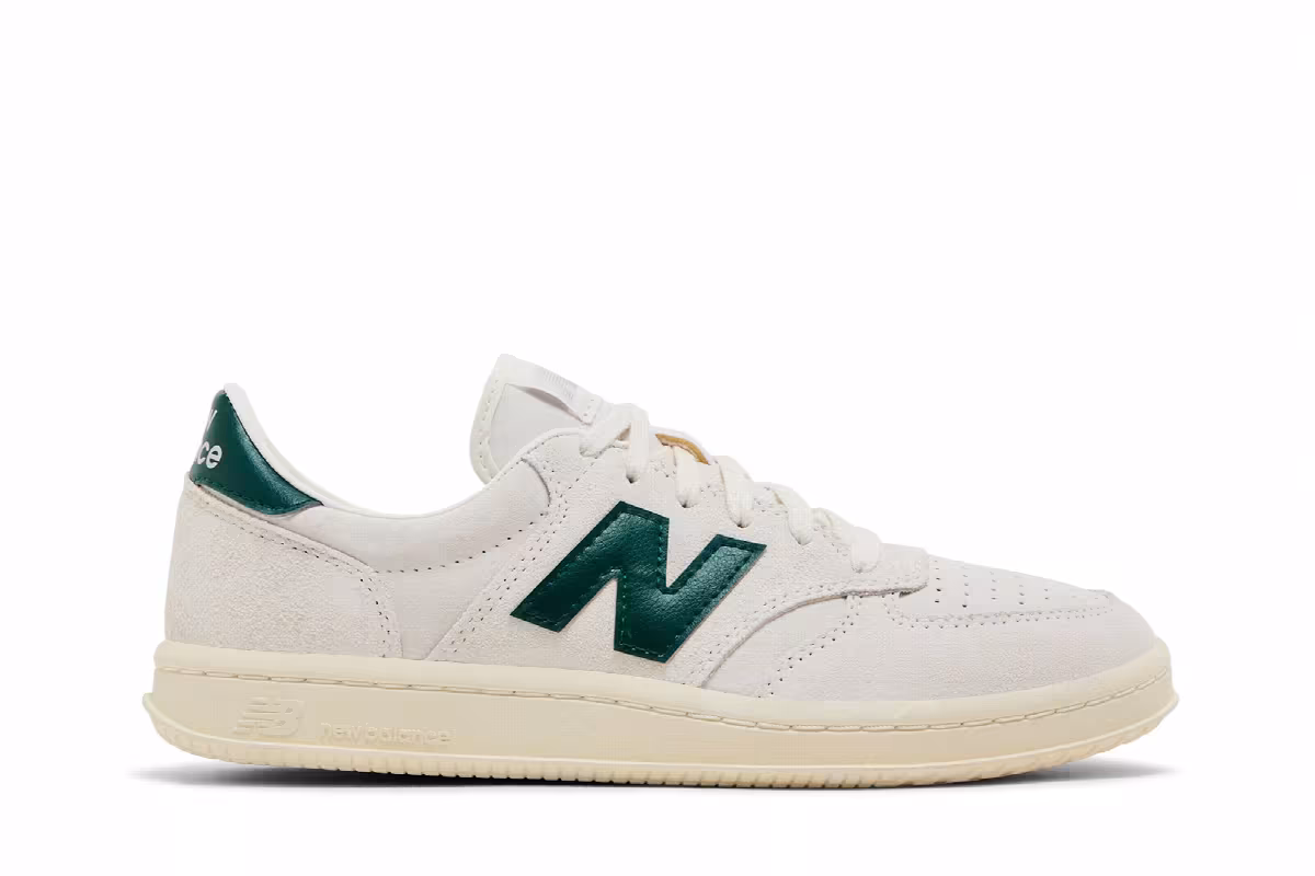 New Balance T500 Sea Salt Marsh Green, view 2