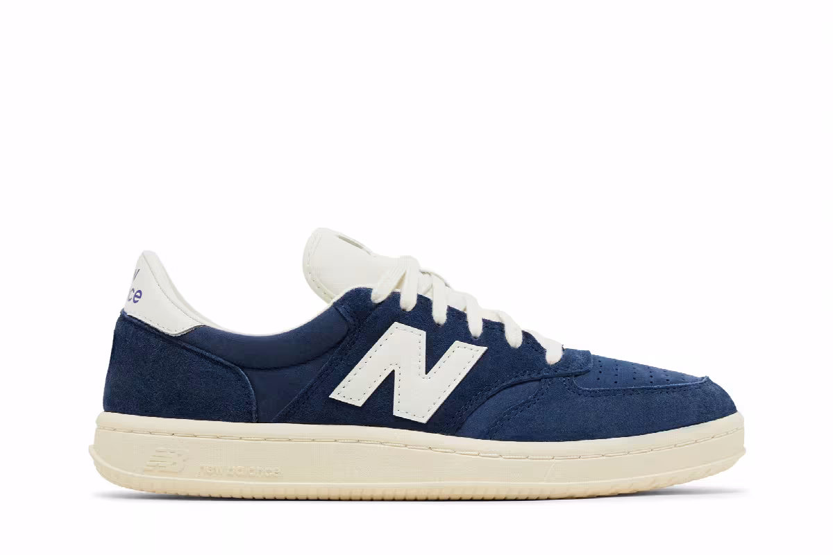 New Balance T500 Navy White, view 2