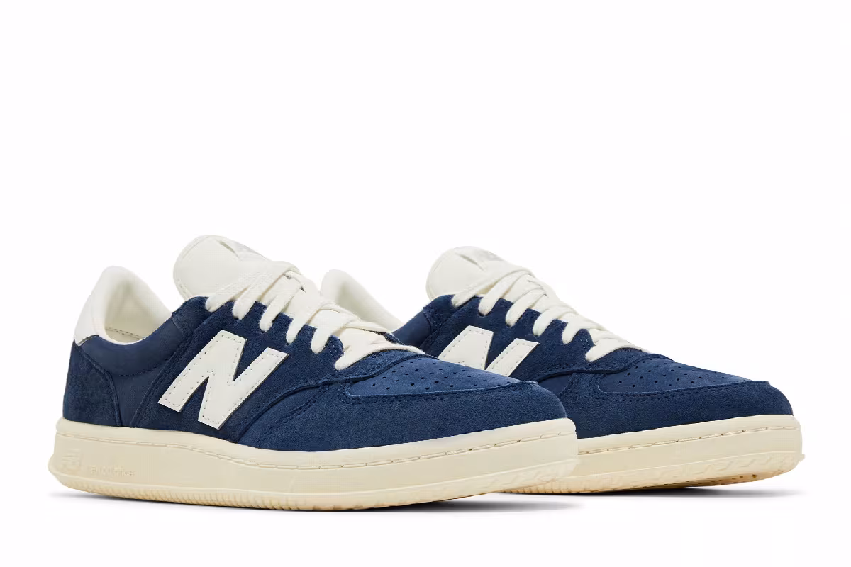 New Balance T500 Navy White, view 9