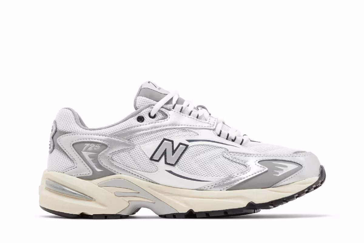 New Balance 725v1 Metallic Silver Slate Grey, view 2