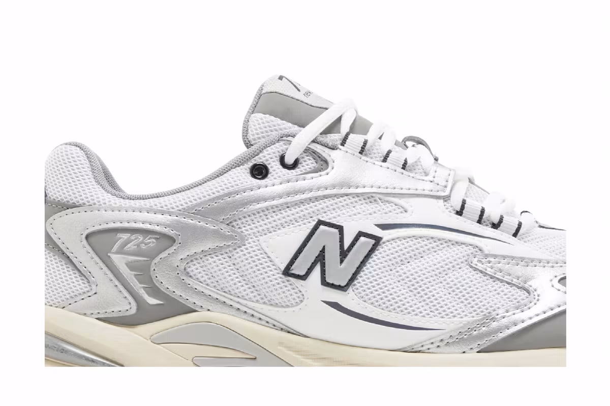New Balance 725v1 Metallic Silver Slate Grey, view 3