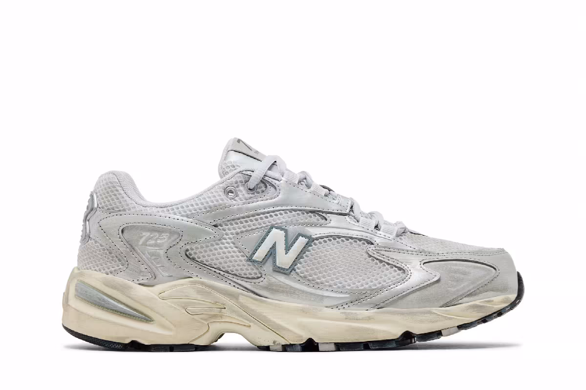 New Balance 725v1 Rain Cloud Silver, view 2