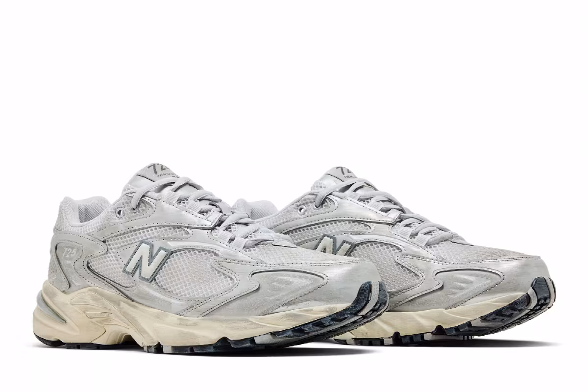 New Balance 725v1 Rain Cloud Silver, view 9