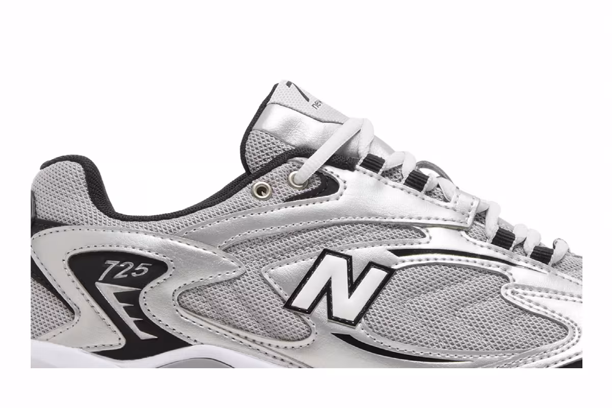 New Balance 725v1 Metallic Silver Raincloud, view 3