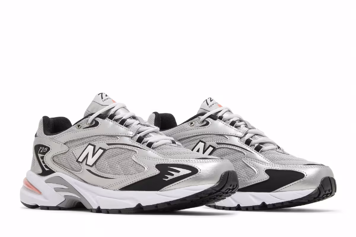 New Balance 725v1 Metallic Silver Raincloud, view 9