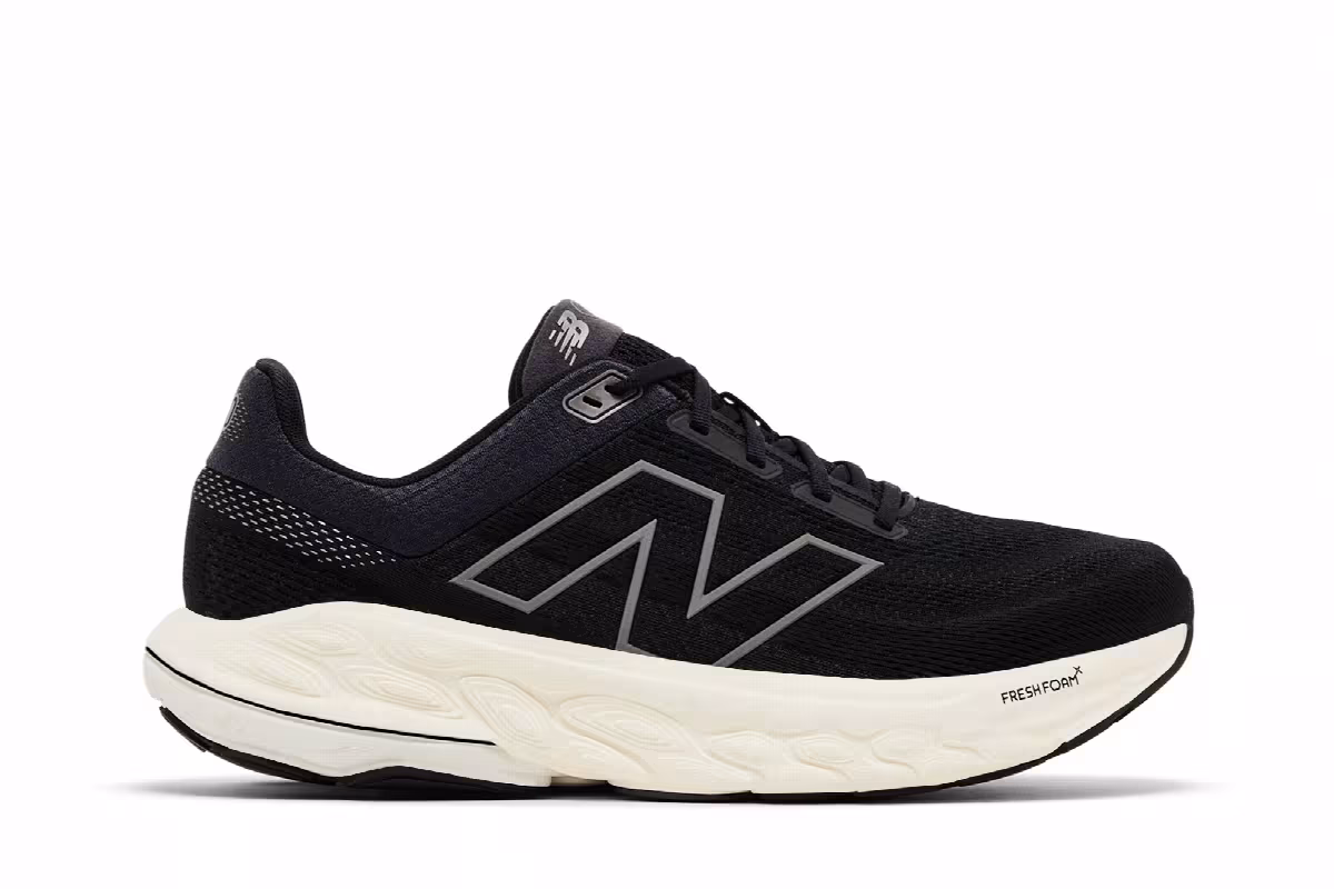 New Balance Fresh Foam X 860v14 2E Wide Black Phantom Sea Salt, view 2
