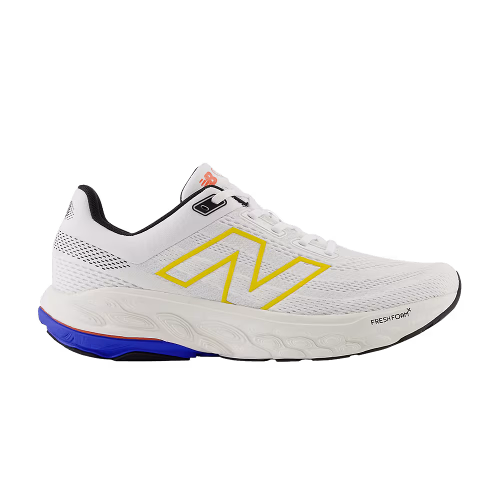 New Balance Fresh Foam X 860v14 2E Wide White Blue Oasis Ginger Lemon