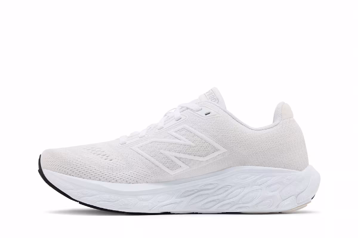 New Balance Women's Fresh Foam X 880v14 White Silver Metallic, view 4