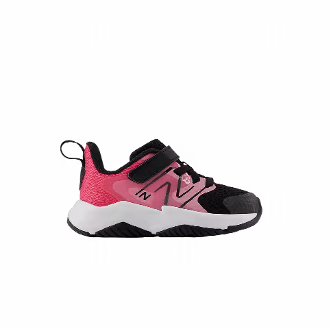 New Balance Rave Run v2 Bungee Lace Top Strap Toddler 'Signal Pink Black'