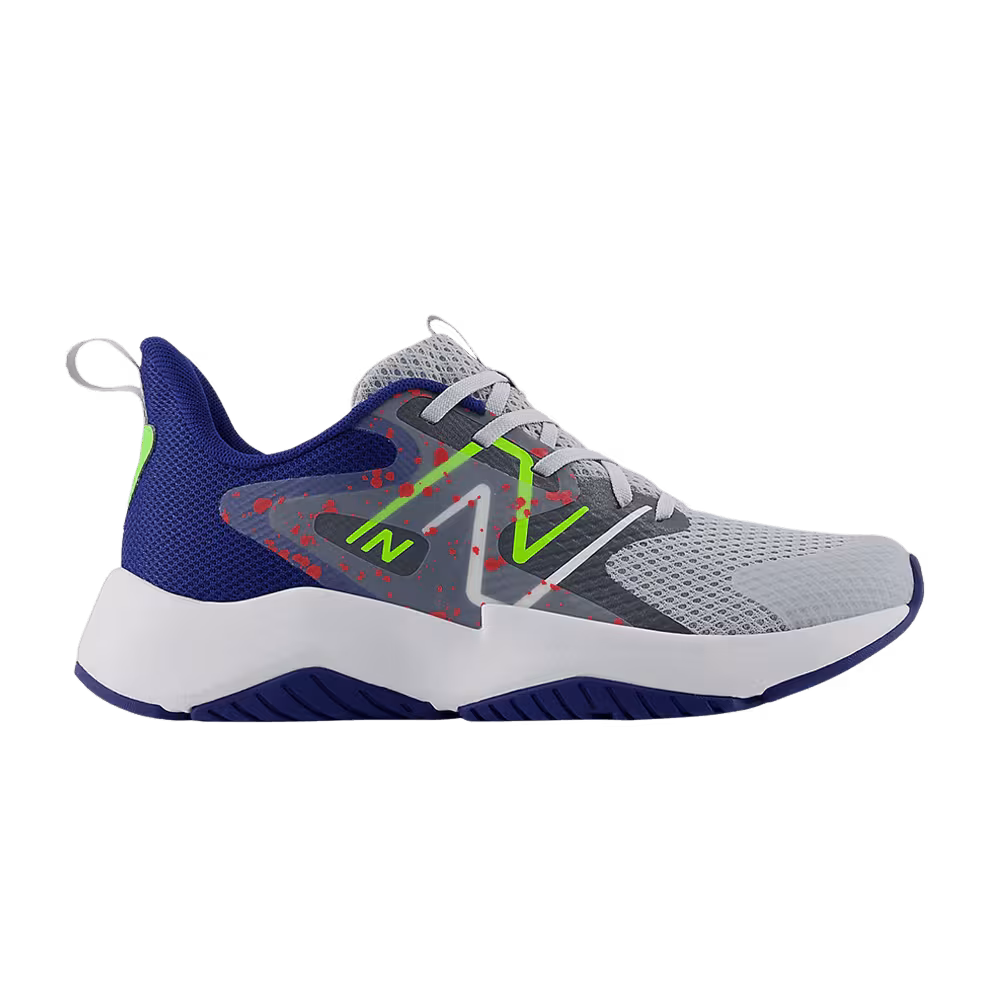 New Balance Rave Run v2 Big Kid Paint Splatter Pack - Granite Inkwell Green