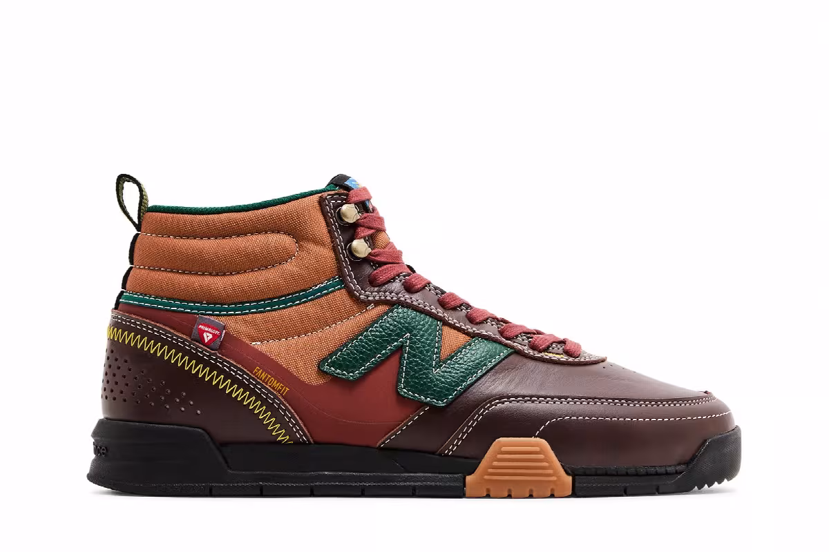 New Balance Numeric 440 Trail High v2 Brown Forest Green, view 2