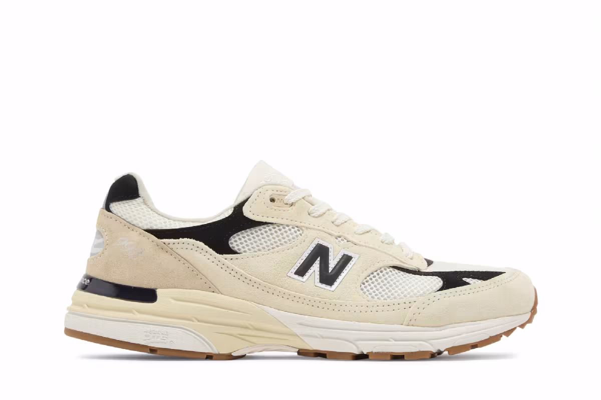Teddy Santis x New Balance 993 Made in USA Sea Salt Black, view 2