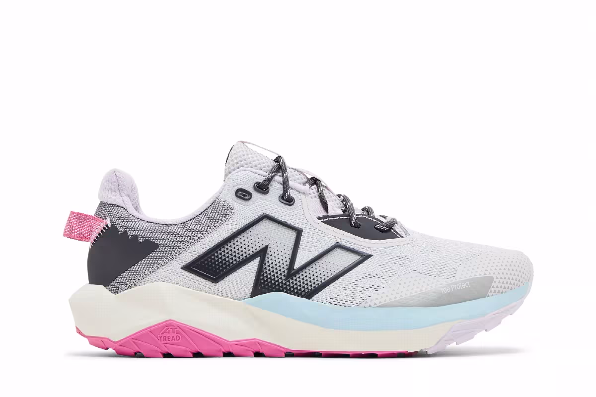 New Balance Women's DynaSoft Nitrel v6 Grey Matter Magnet Pink, view 2