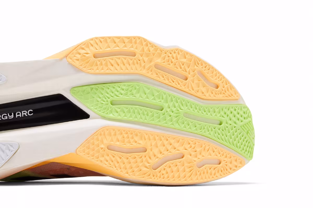 New Balance Women's FuelCell SuperComp Elite v4 White Lime Mango, view 6