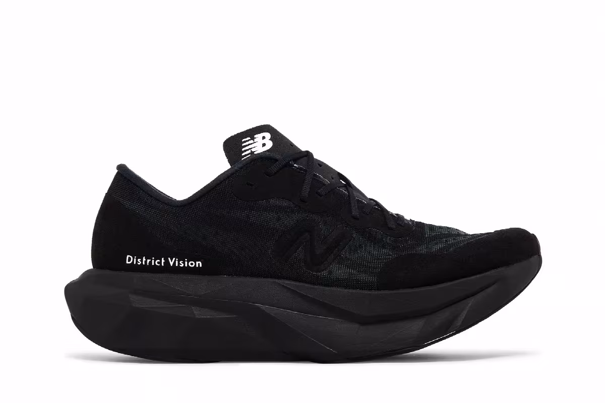 District Vision x New Balance FuelCell SuperComp Elite v4 Black, view 2