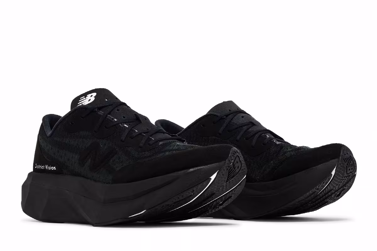 District Vision x New Balance FuelCell SuperComp Elite v4 Black, view 9