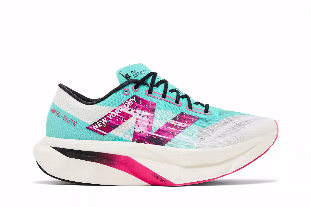 New Balance Women's FuelCell SuperComp Elite v4 TCS NYC Marathon, view 2