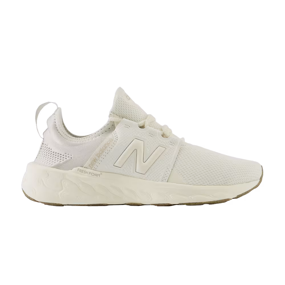 New Balance Women's Fresh Foam X Cruz v3 Wide Angora Timberwolf