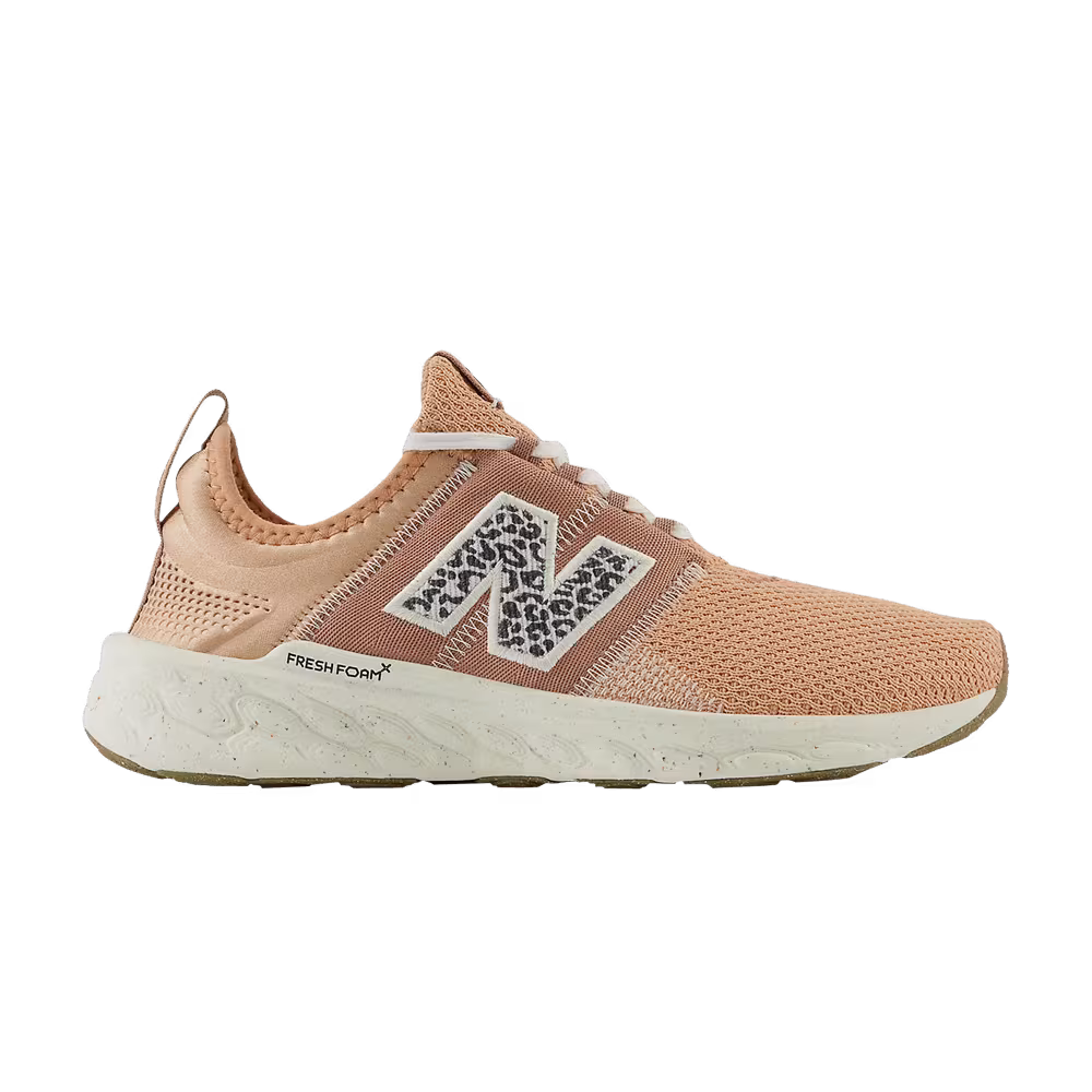 New Balance Women's Fresh Foam X Cruz v3 Artisan - Light Sparrow Leopard