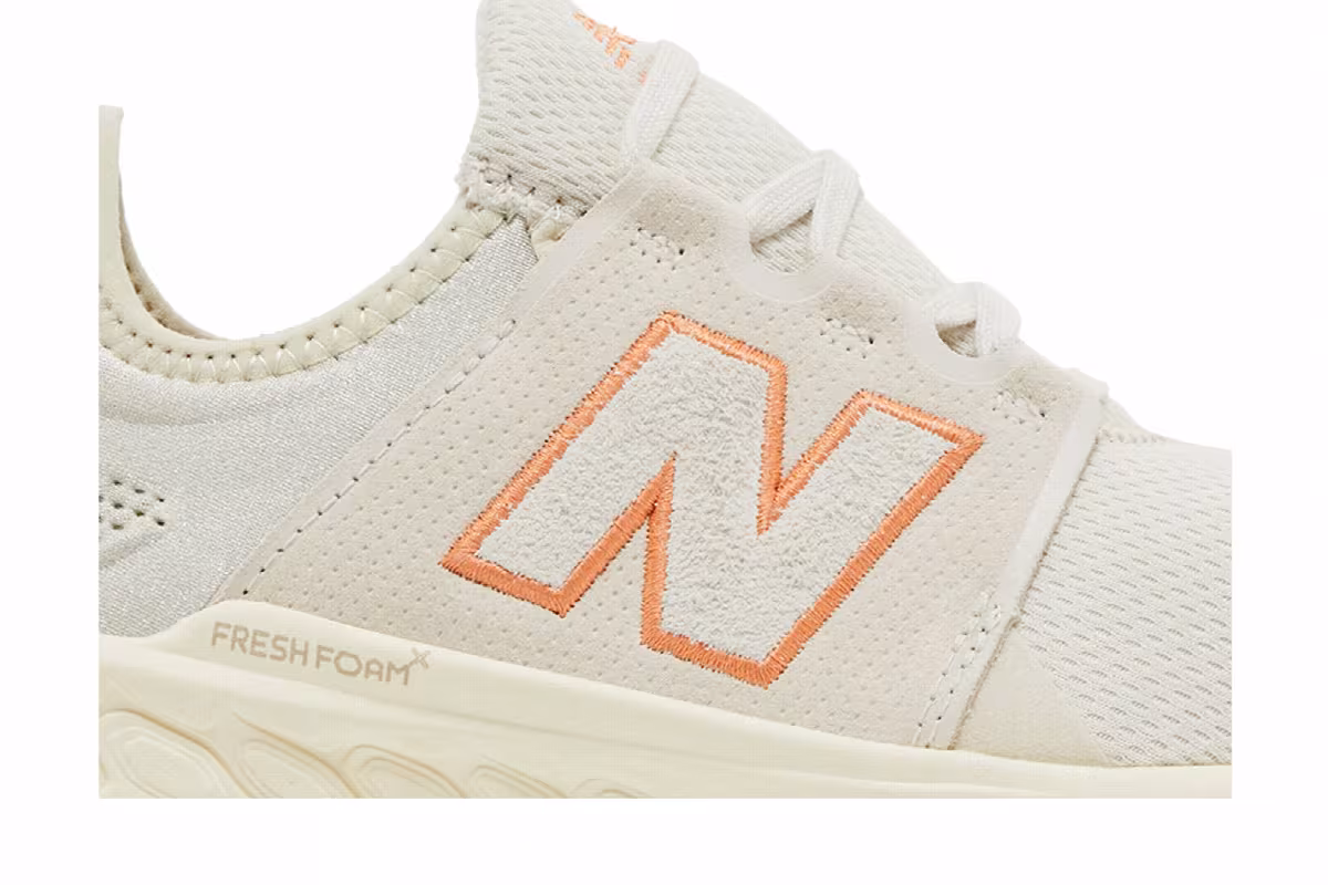 New Balance Women's Fresh Foam X Cruz v3 Linen Sea Salt Copper, view 3