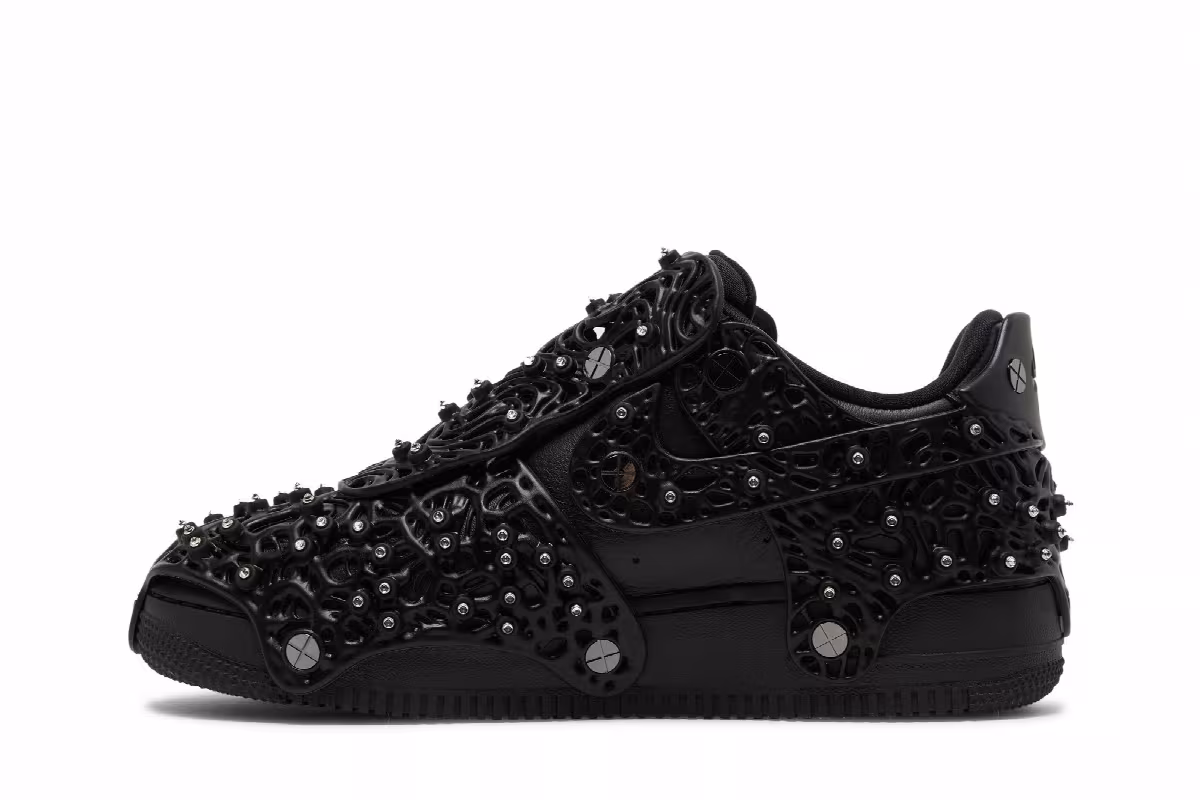 Swarovski x Nike Women's Air Force 1 LXX Black, view 4