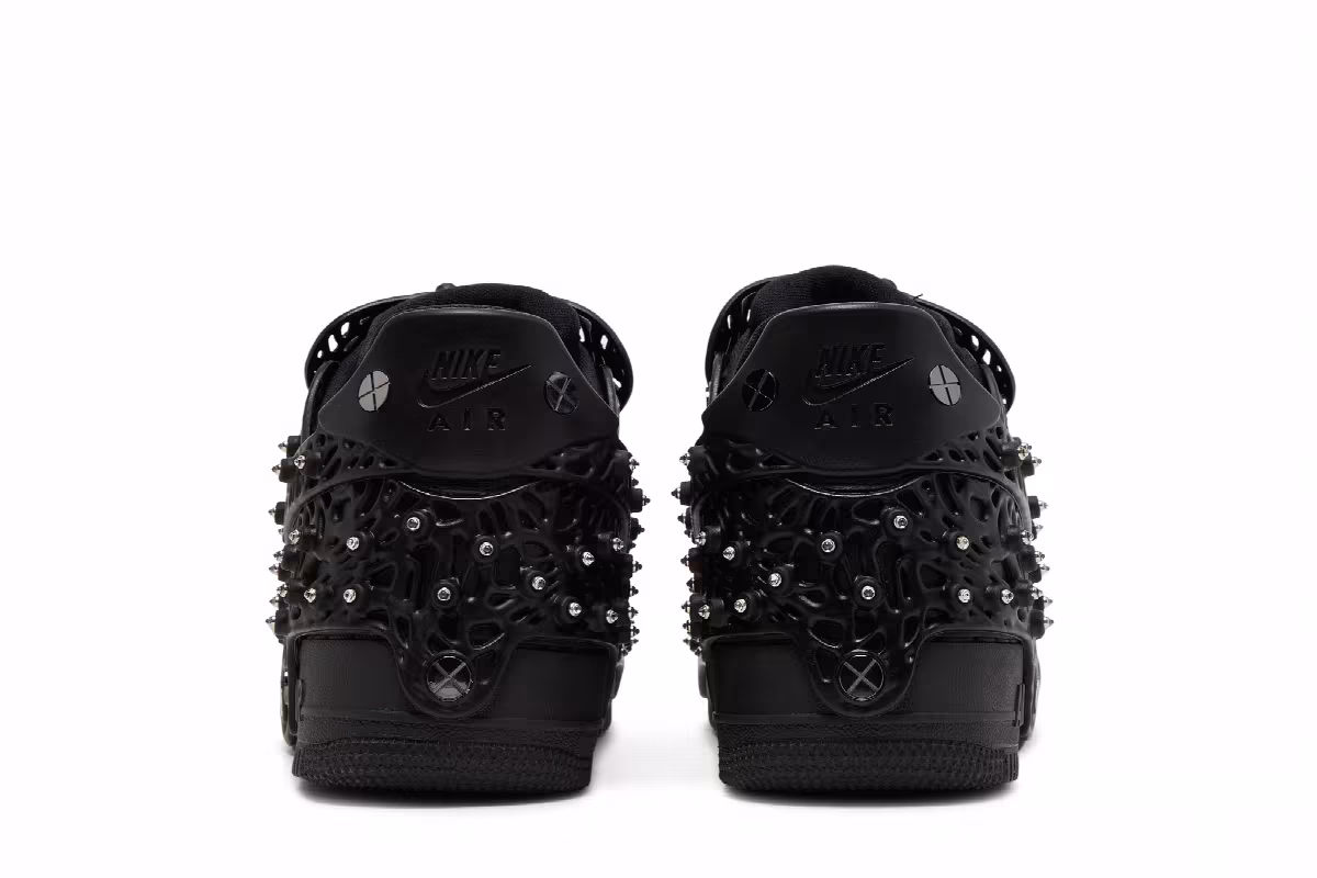 Swarovski x Nike Women's Air Force 1 LXX Black, view 7