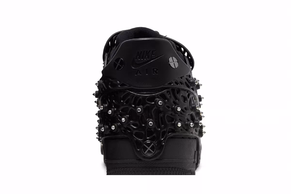 Swarovski x Nike Women's Air Force 1 LXX Black, view 8