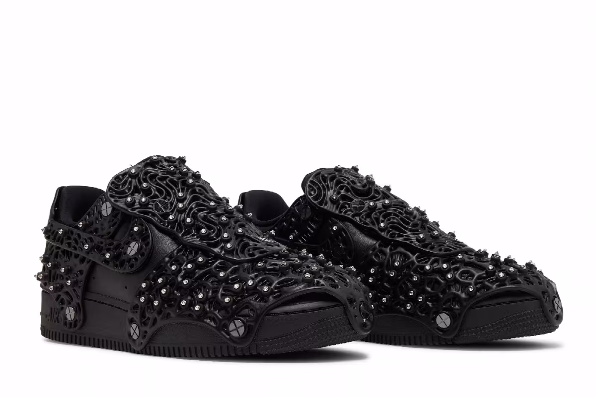 Swarovski x Nike Women's Air Force 1 LXX Black, view 9