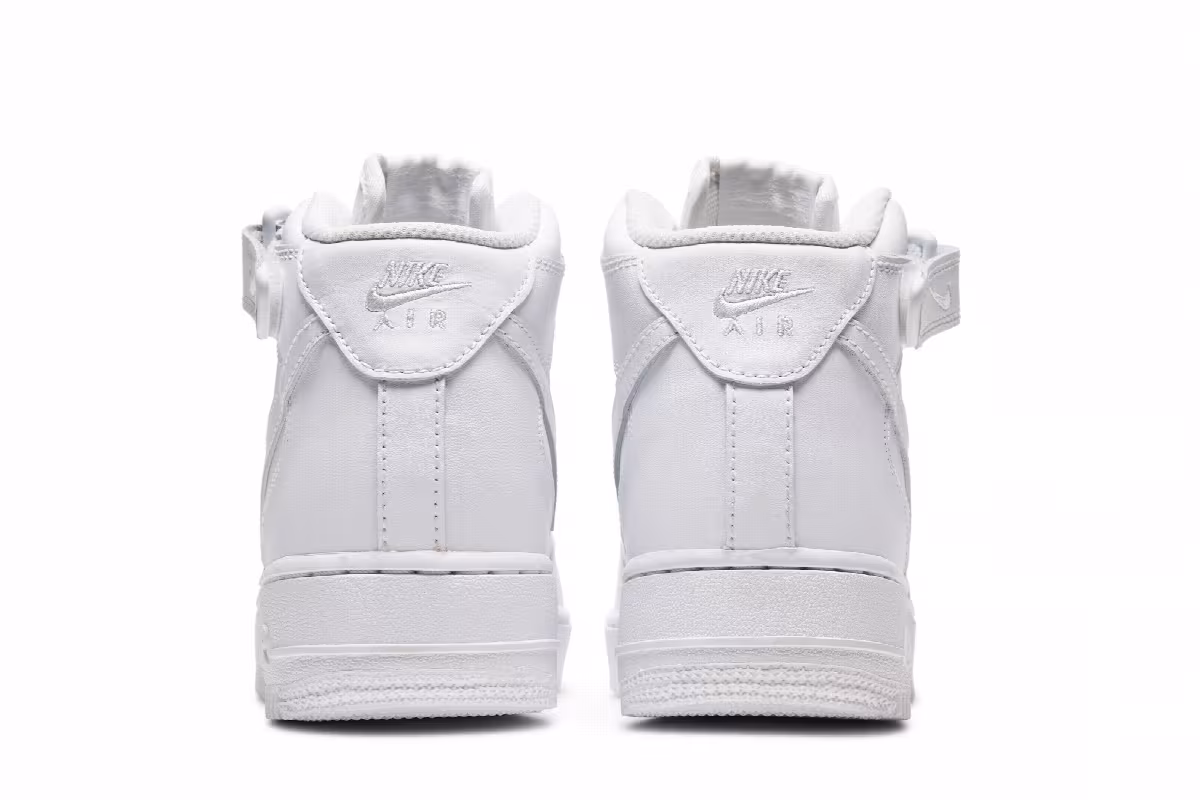 Nike Women's Air Force 1 Triple White, view 7