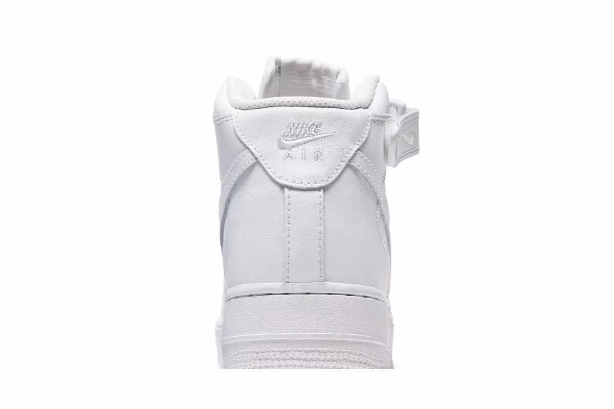 Nike Women's Air Force 1 Triple White, view 8