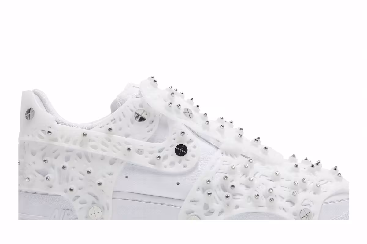 Swarovski x Nike Women's Air Force 1 LXX White, view 3
