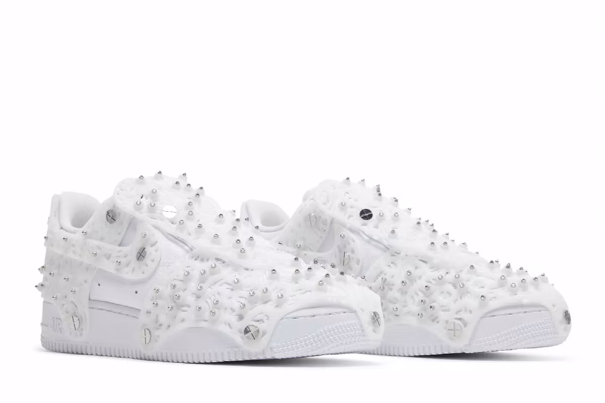 Swarovski x Nike Women's Air Force 1 LXX White, view 9