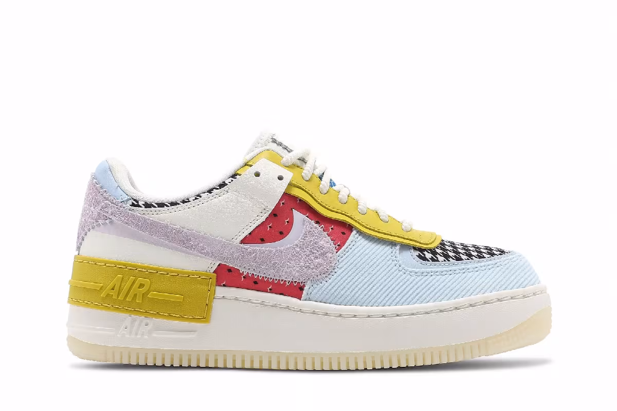 Nike Women's Air Force 1 Shadow Patchwork, view 2