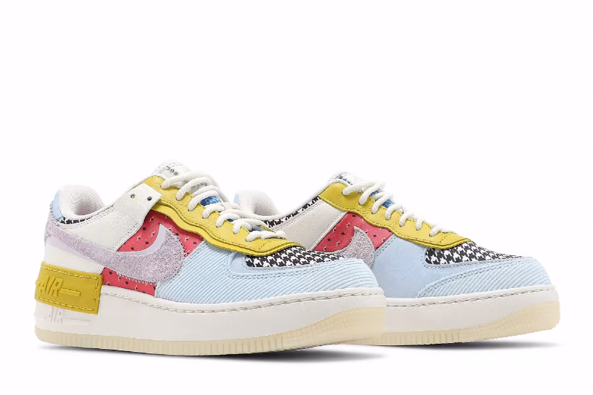Nike Women's Air Force 1 Shadow Patchwork, view 9