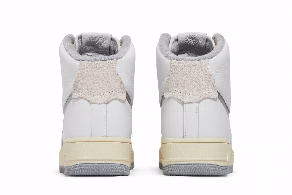 Nike Women's Air Force 1 High Sculpt White Light Smoke Grey, view 7