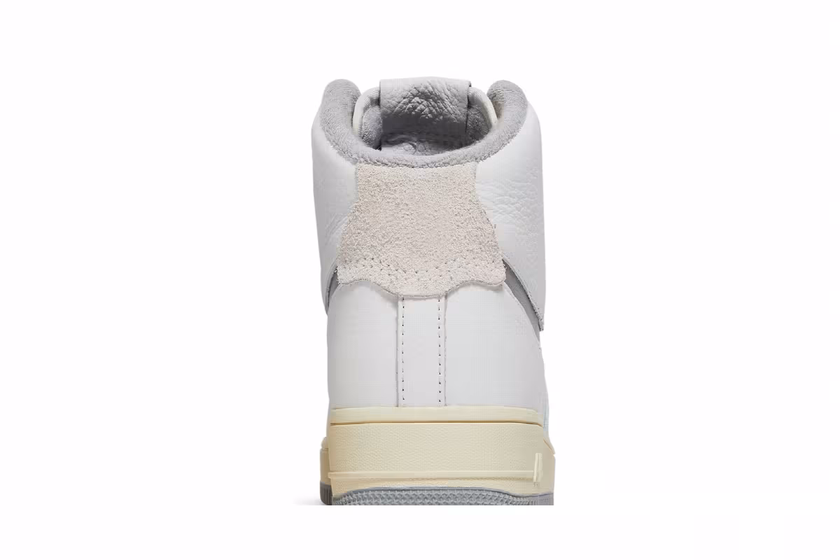 Nike Women's Air Force 1 High Sculpt White Light Smoke Grey, view 8