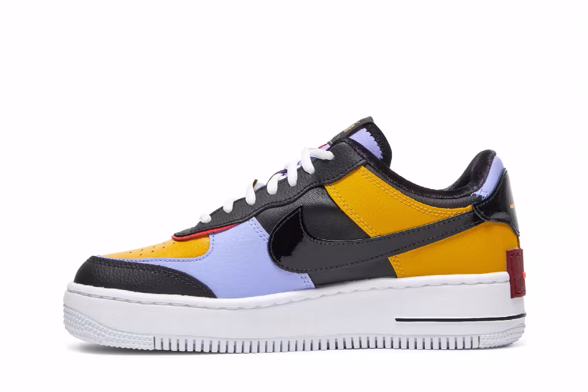 Nike Women's Air Force 1 Shadow Dark Sulfur, view 4