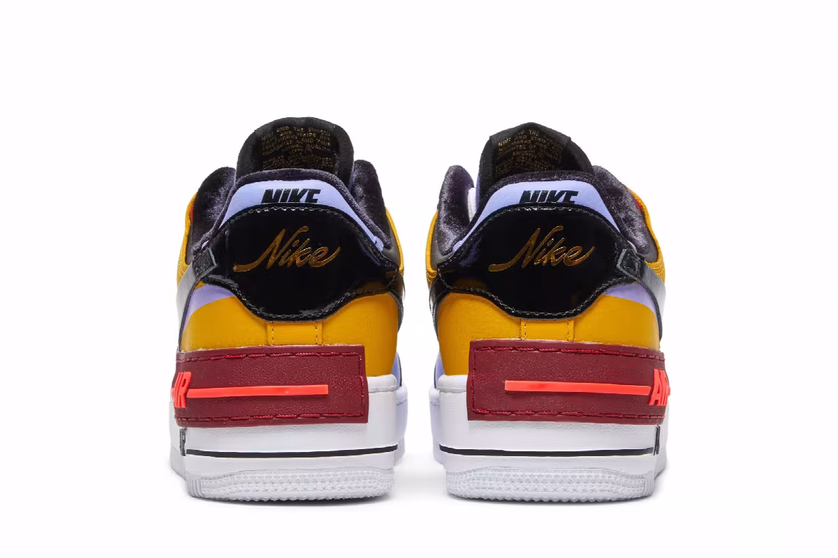 Nike Women's Air Force 1 Shadow Dark Sulfur, view 7