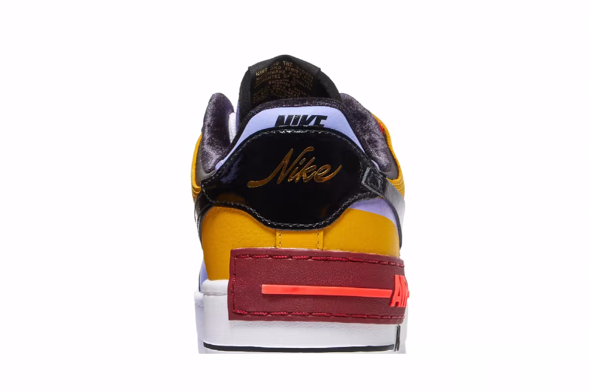 Nike Women's Air Force 1 Shadow Dark Sulfur, view 8