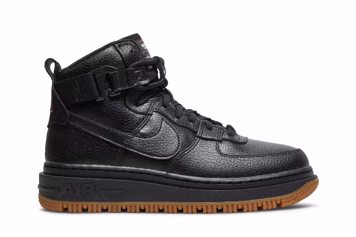 Nike Women's Air Force 1 High Utility 2.0 Black Gum Medium Brown, view 2