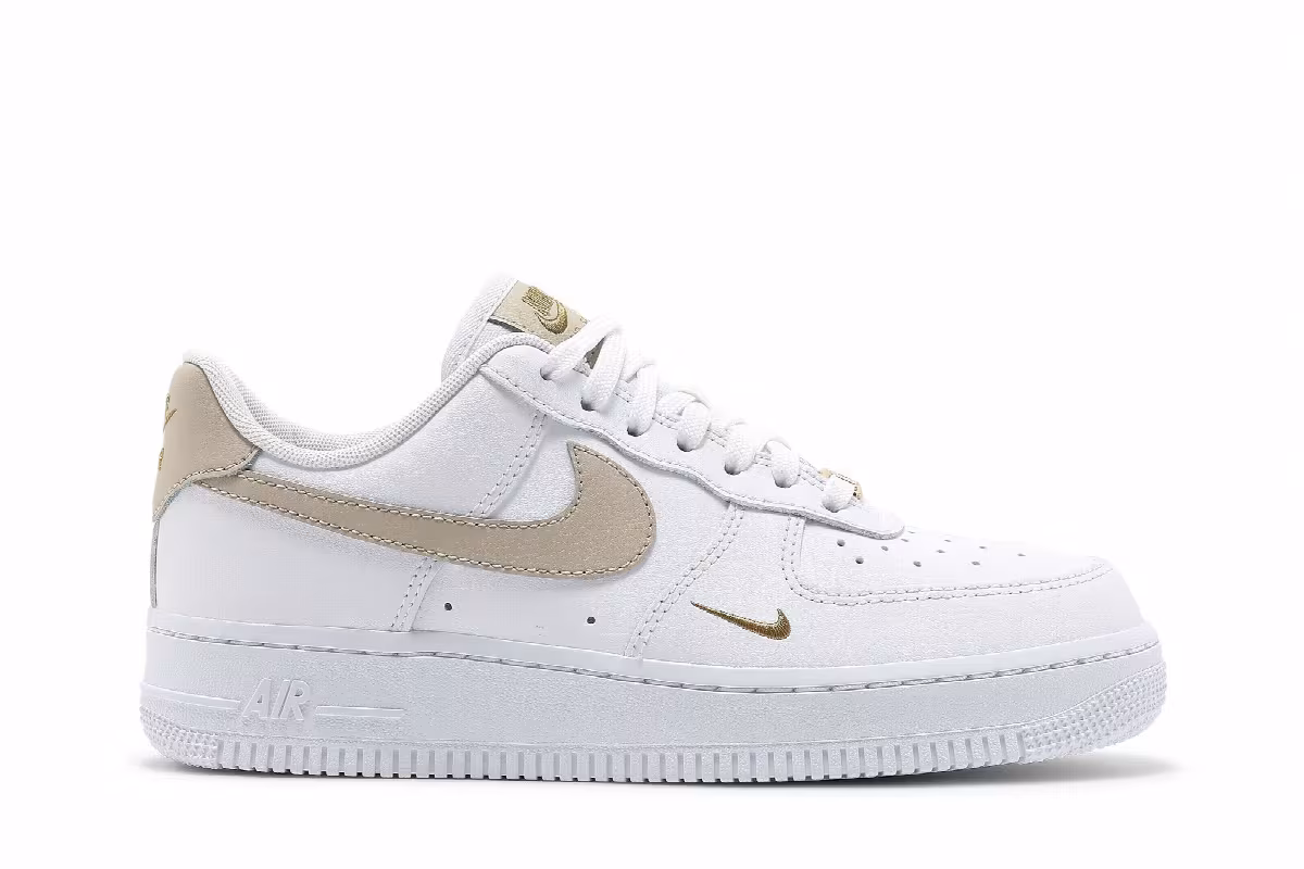 Nike Women's Air Force 1 White Rattan, view 2