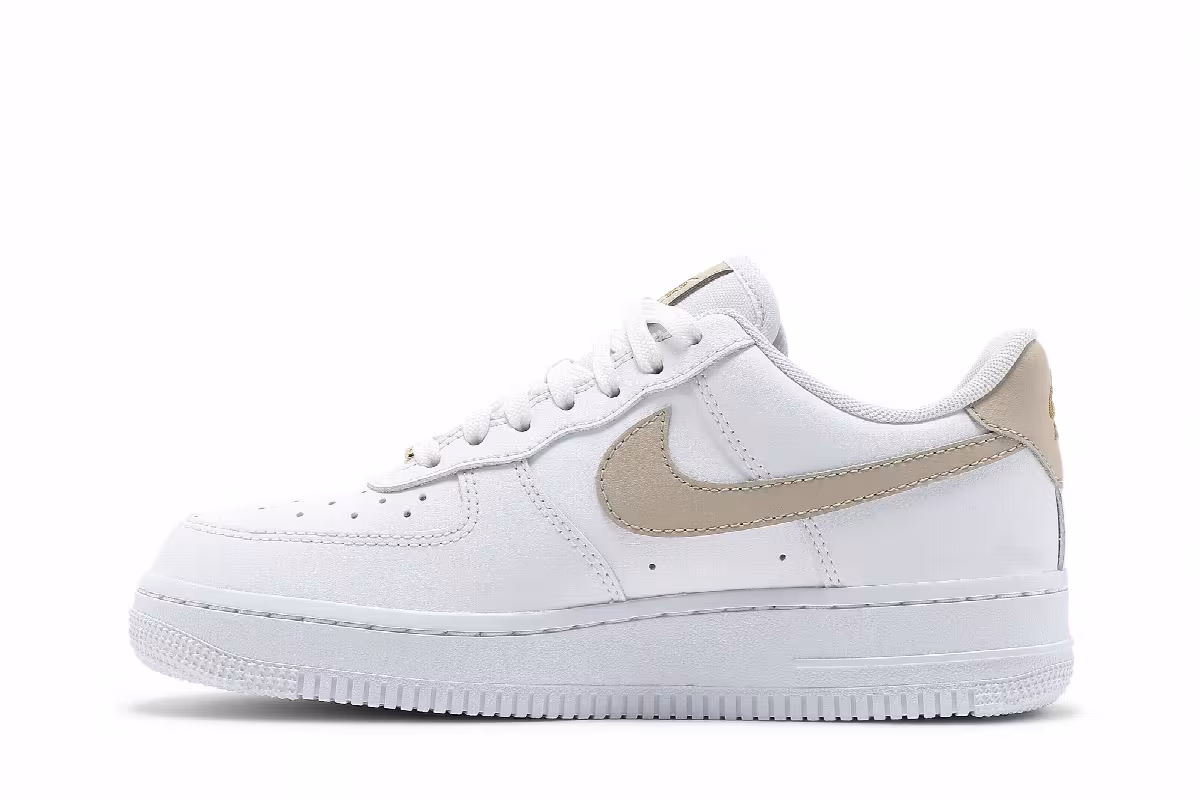 Nike Women's Air Force 1 White Rattan, view 4