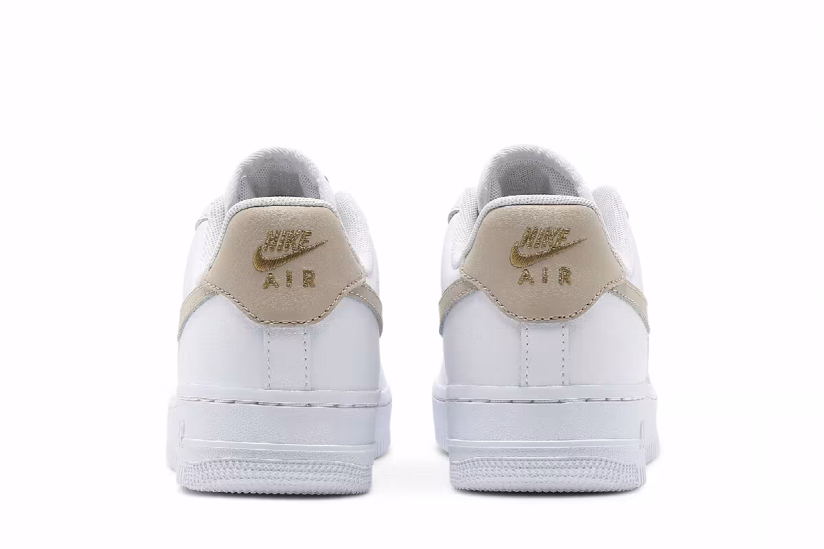 Nike Women's Air Force 1 White Rattan, view 7