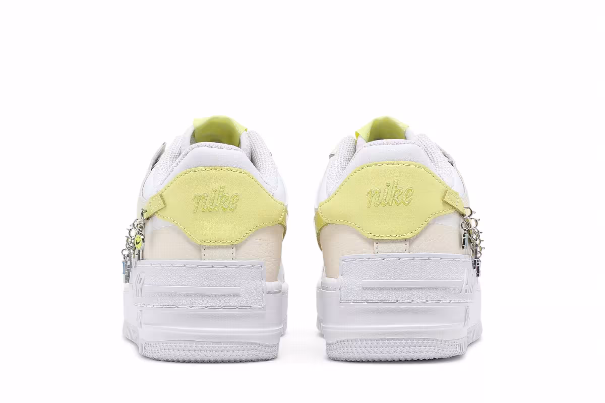 Nike Women's Air Force 1 Shadow SE Pale Ivory Light Zitron, view 7