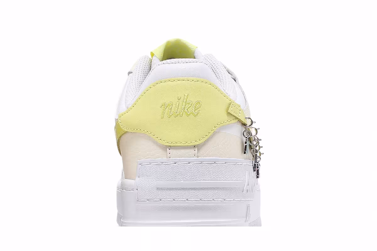 Nike Women's Air Force 1 Shadow SE Pale Ivory Light Zitron, view 8