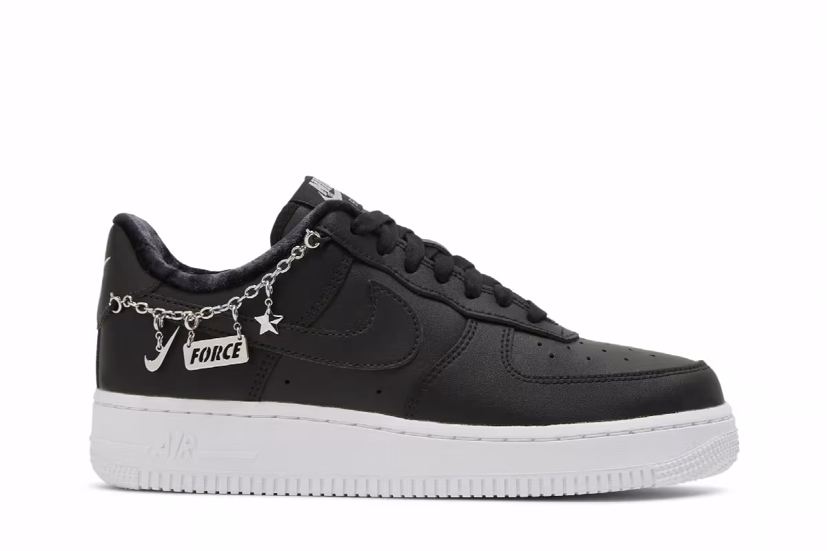 Nike Women's Air Force 1 Lucky Charms - Black, view 2