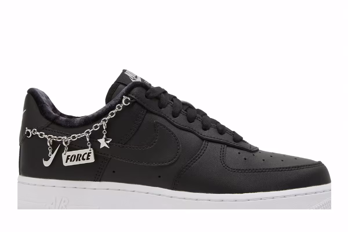 Nike Women's Air Force 1 Lucky Charms - Black, view 3