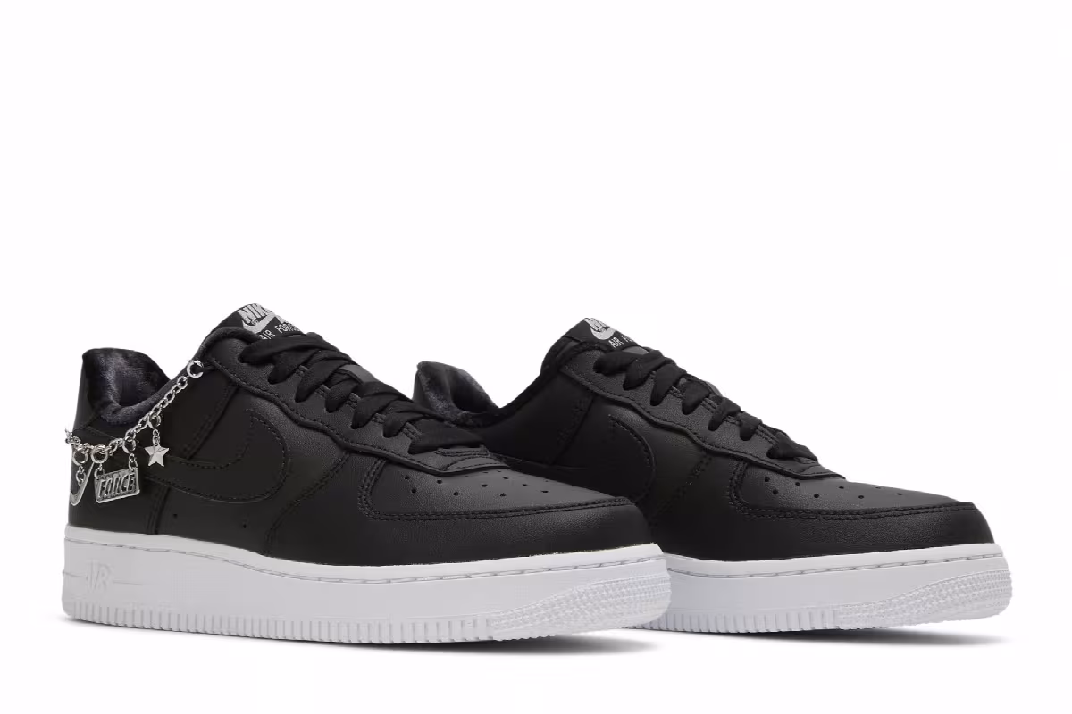 Nike Women's Air Force 1 Lucky Charms - Black, view 9