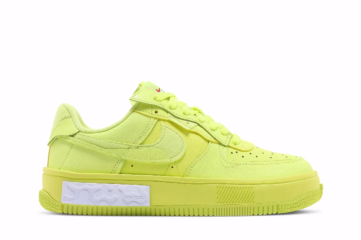Nike Women's Air Force 1 Fontanka Yellow Strike, view 2